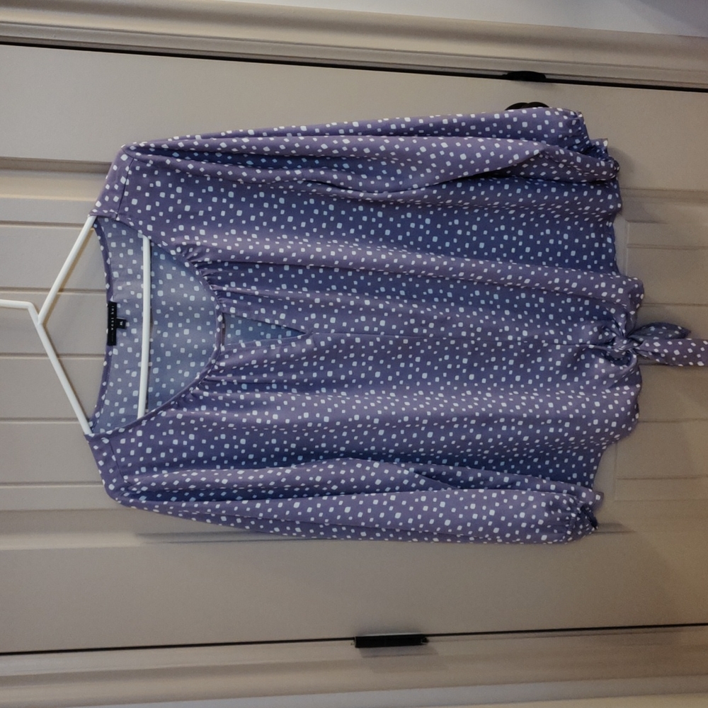 West Kie polyester tie bottom shirt